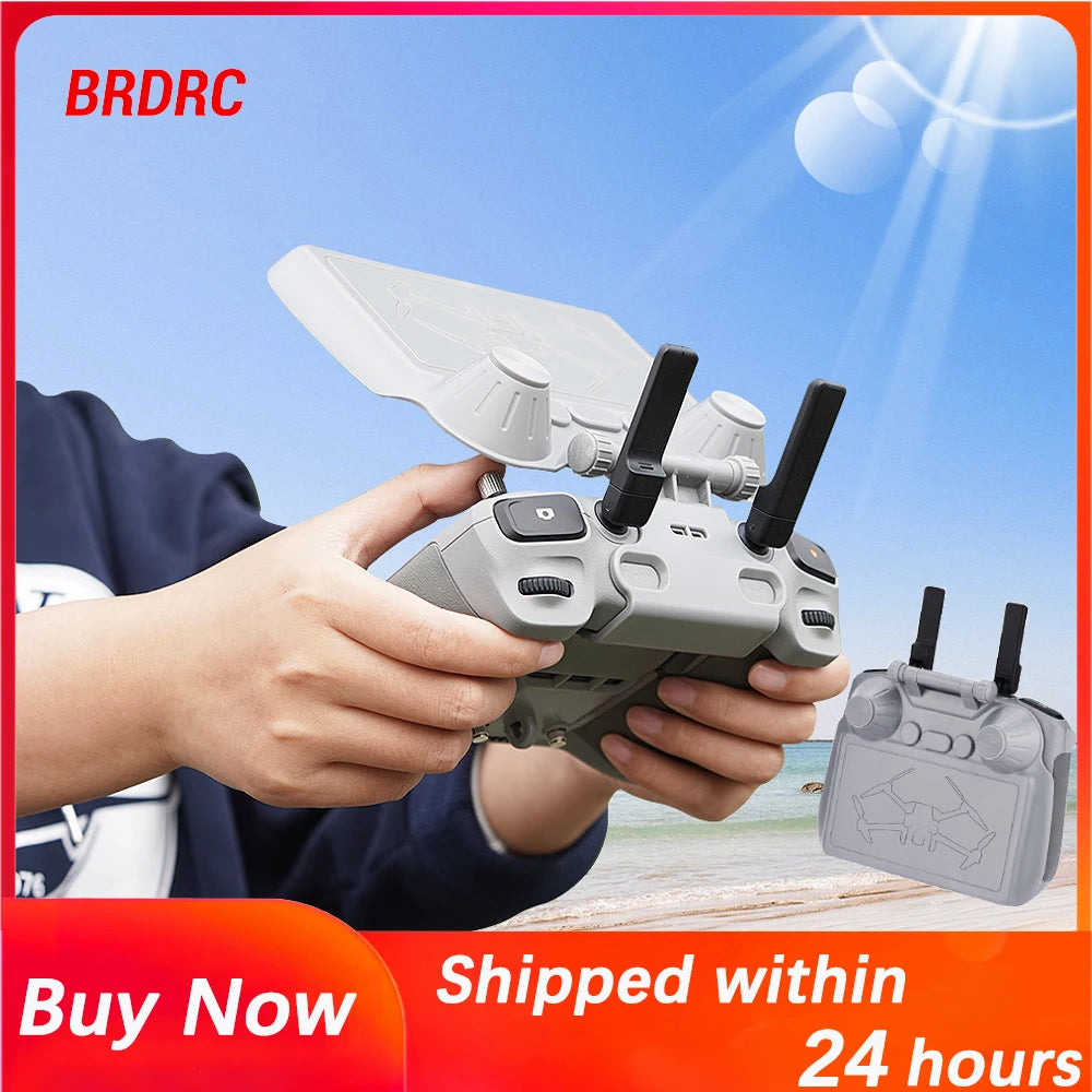 BRDRC Sun Hood/Sunshade For DJI Mavic 4 Pro/Mini 4 Pro/Air 3S/NEO/Flip Drone Controller Protective Cover For DJI RC2 Accessories