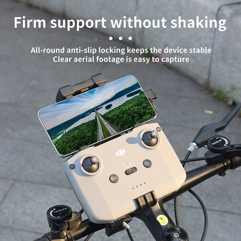 For DJI Flip/NEO/Mini 4/3 Pro Air3/3S Mavic 3 Pro Drone Bicycle Bracket RC-N1/N2/N3 Remote Control Bike Handlebar Clip Holder