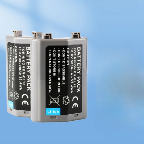 10.8V 3000mAh EN-EL18 EN-EL18A EN-EL18B BATTERY for NIKON Z9 D4 D4S D5 D6 MB-D12 D500 D800 D850 MB18 MB17 Bateria