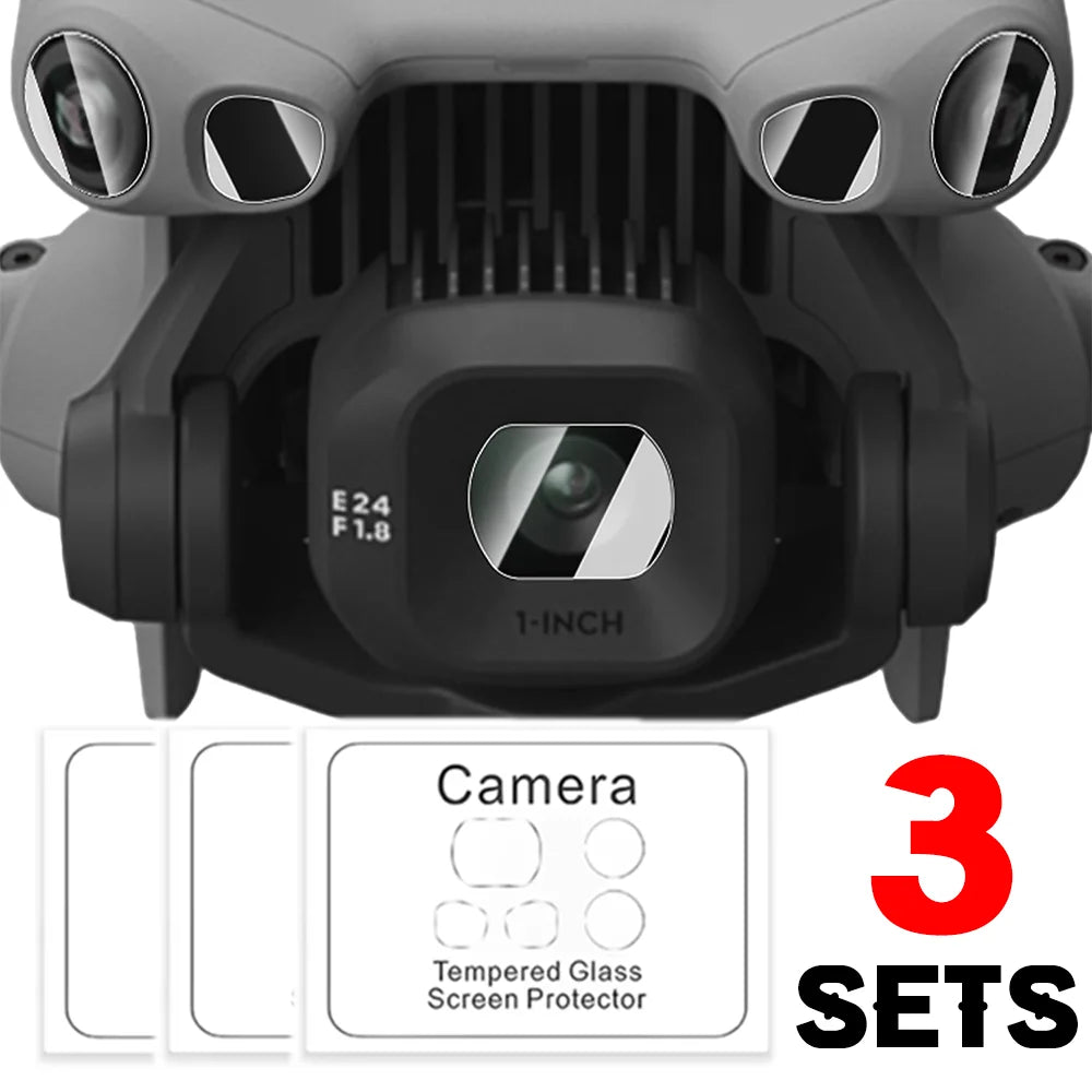 3/1sets for DJI Mini 5 Pro Drone Camera HD Tempered Glass Anti-Scratch Protective Film for DJI Mini5 Pro Drone Lens Protectors