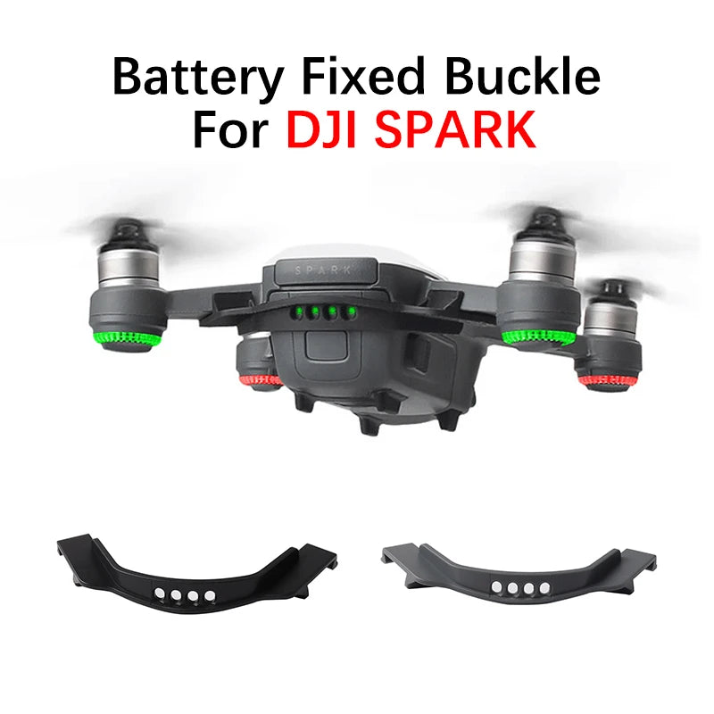 For DJI Spark Drone Flying Battery Anti-bulge Anti-Release Buckle Anti-drop Fixing Protective Holder Dust Plug Cover Accessories