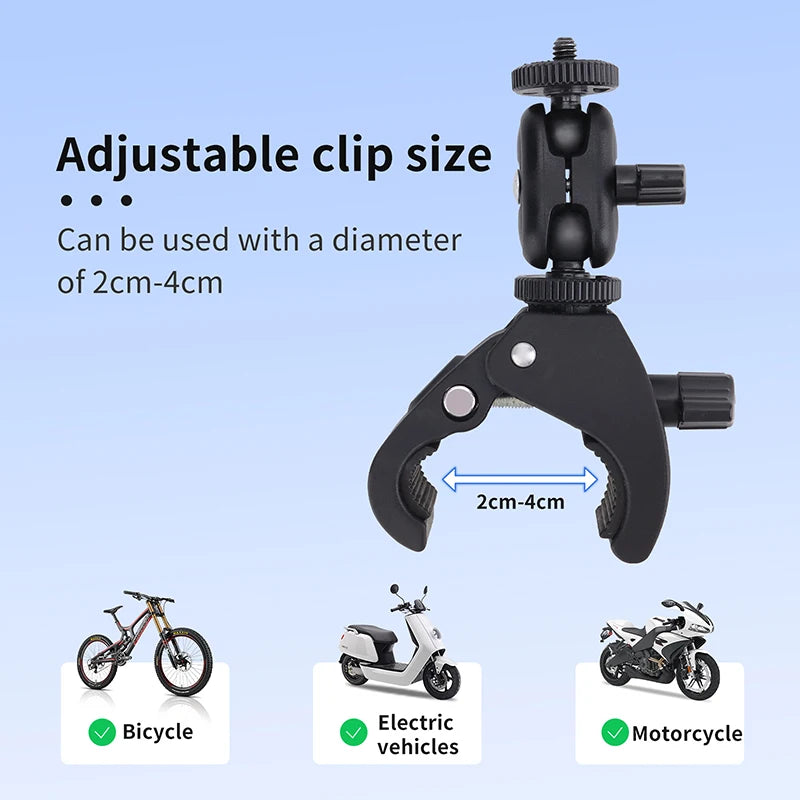 For DJI Flip/NEO/Mini 4/3 Pro Air3/3S Mavic 3 Pro Drone Bicycle Bracket RC-N1/N2/N3 Remote Control Bike Handlebar Clip Holder