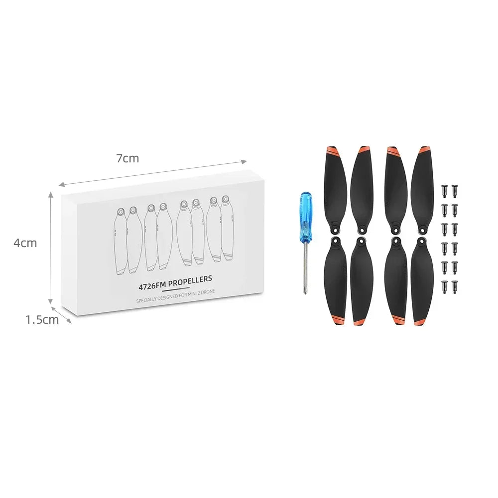 4726 Propeller Props Blade Replacement for DJI Mini 4K/Mini 2/SE Drone Light Weight Wing Fans Spare Parts Accessory