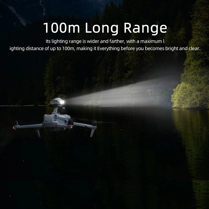 1Set Flight Searchlight Fill Strobe Light SOS Warning Lights + Fixed Base Mount for DJI Mavic 4 pro Drone Accessories