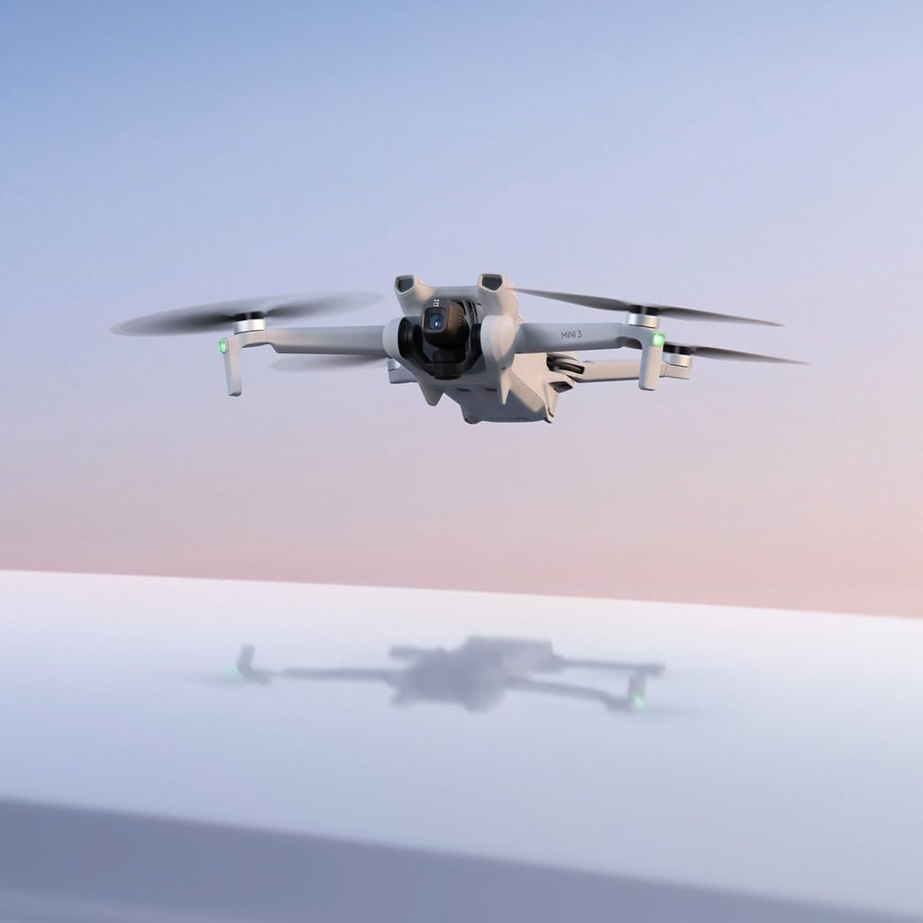 DJI Mini 3 (DJI RC) - Lightweight and Foldable Mini Camera Drone with 4K HDR Video, 38-min Flight Time, True Vertical Shooting, and Intelligent Features