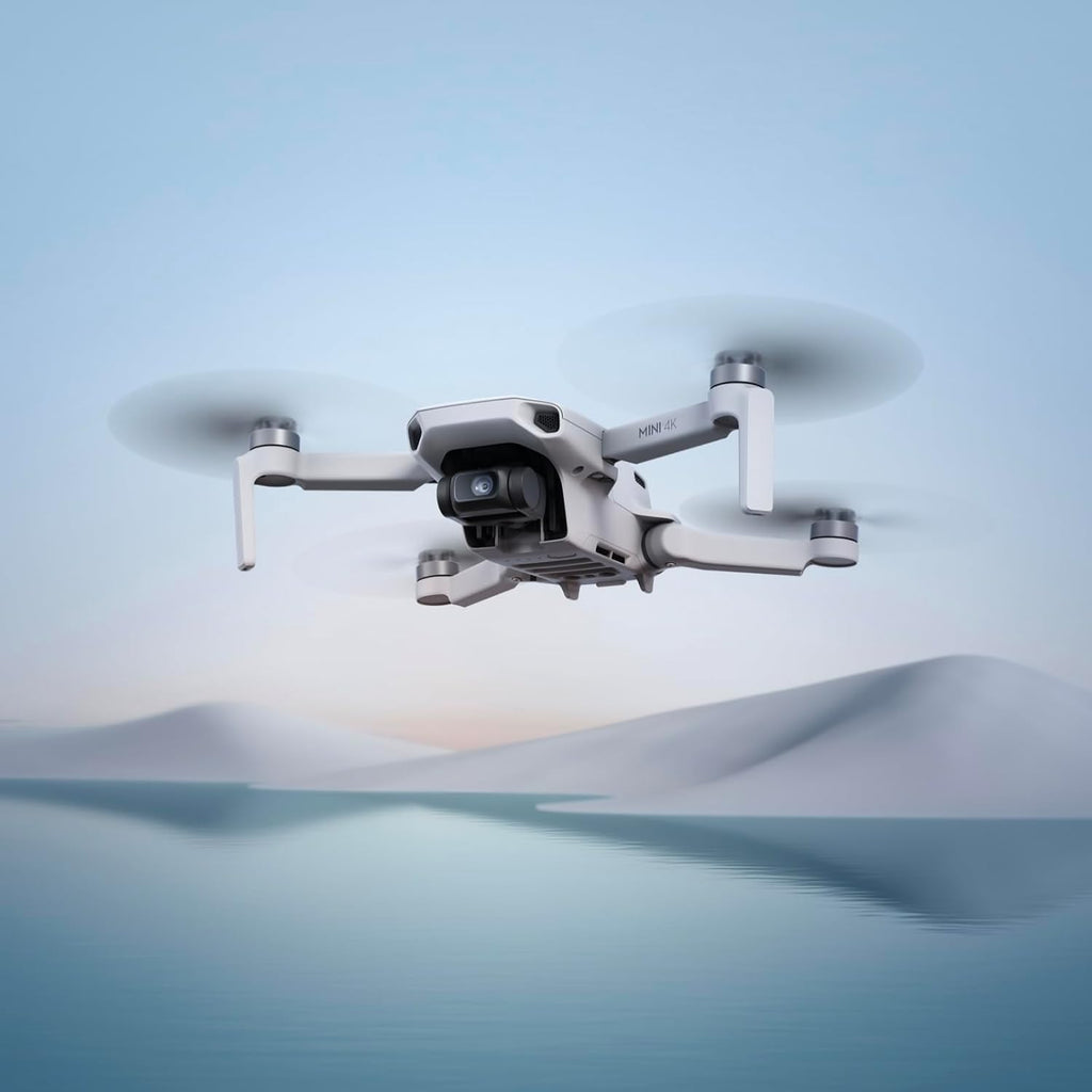 DJI Mini 4K, Drone with 4K UHD Camera for Adults, Under 249 g, 3-Axis Gimbal Stabilization, 10km Video Transmission, Auto Return, Wind Resistance, 1 Battery for 31-Min Max Flight Time, Intelligent