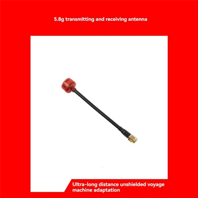B49C 5.8G FPV Antenna VTX VRX SMA RHCP 160Mm Long Range Antenna Connector Adapter For RC Drone Goggles