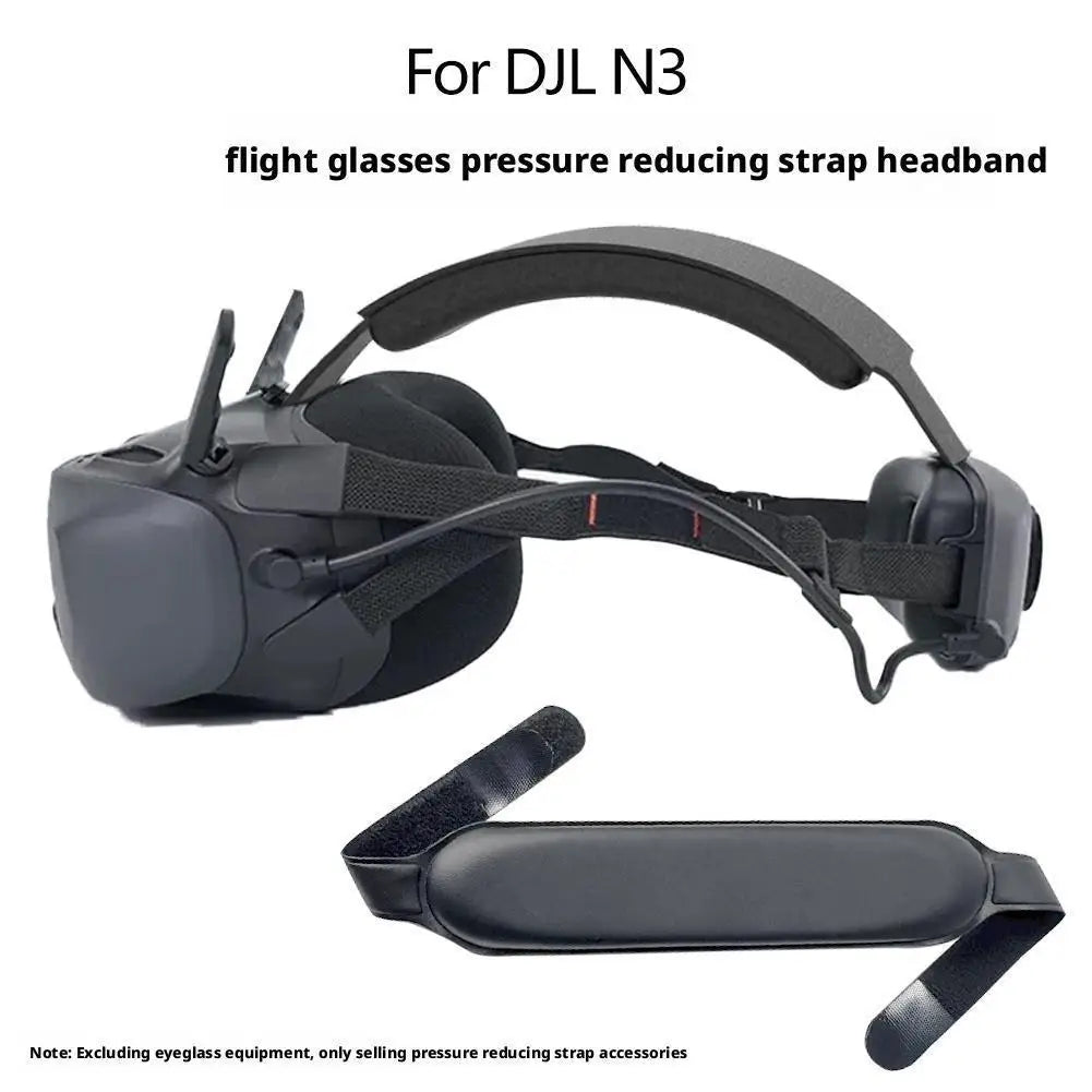For DJI N3 PU Leather 360°Adjustable Headband,Sweatproof Anti-Slip Design Comfortable Relief Protective Belt Drone Accessories