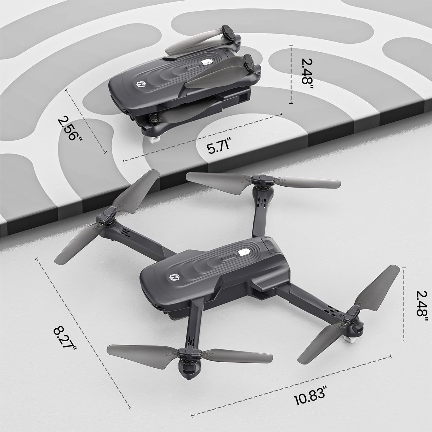 Holy Stone GPS Drone with 4K Camera for Adults - HS175D RC Quadcopter with Auto Return, Follow Me, Brushless Motor, Circle Fly, Waypoint Fly, Altitude Hold, Headless Mode, 46 Mins Long Flight