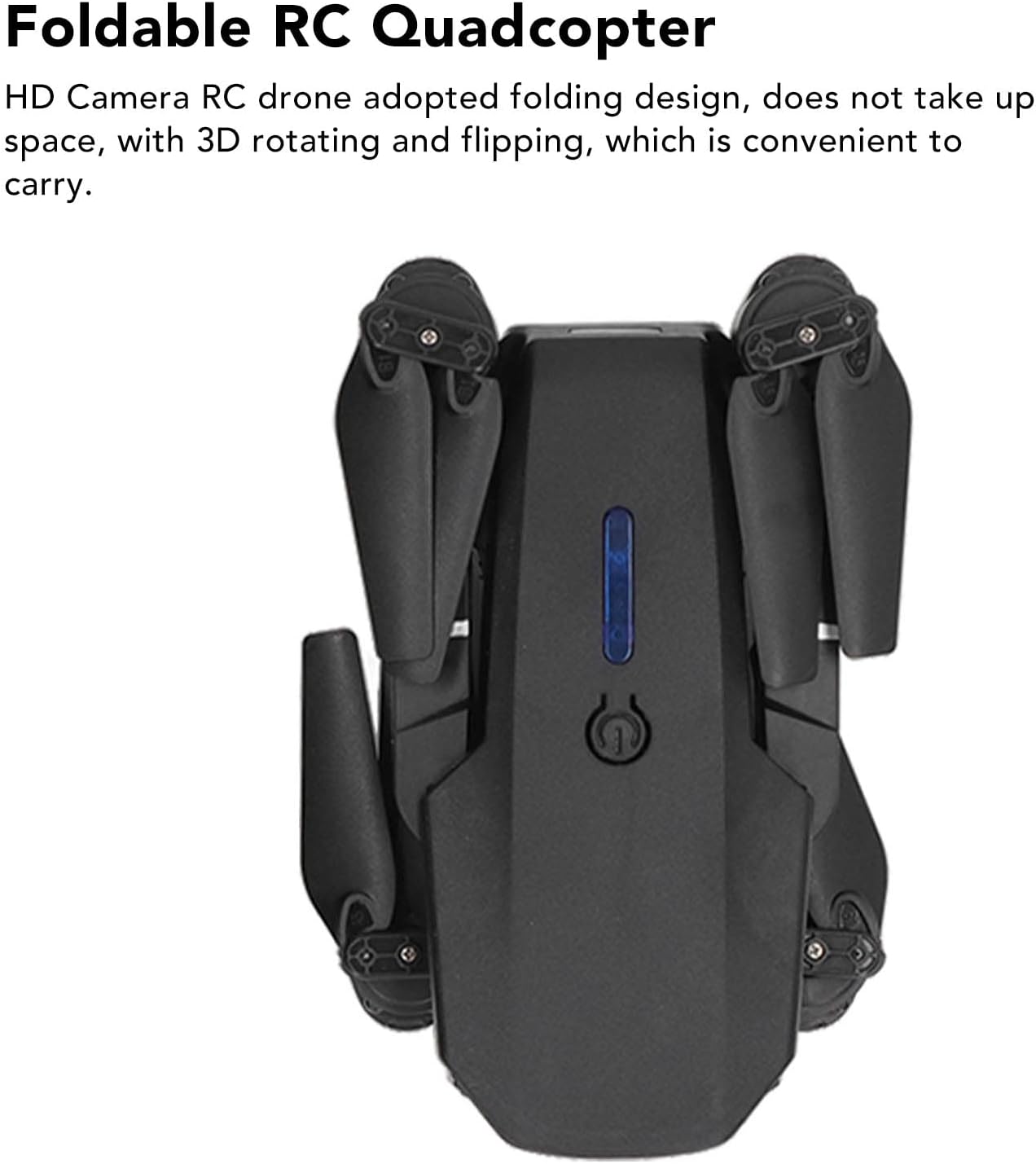 Jectse Foldable Drone, Mini RC Quadcopter with Dual 4K & HD Cameras, Trajectory Flight, High Positioning Hover, FPV & HD Image Transmission