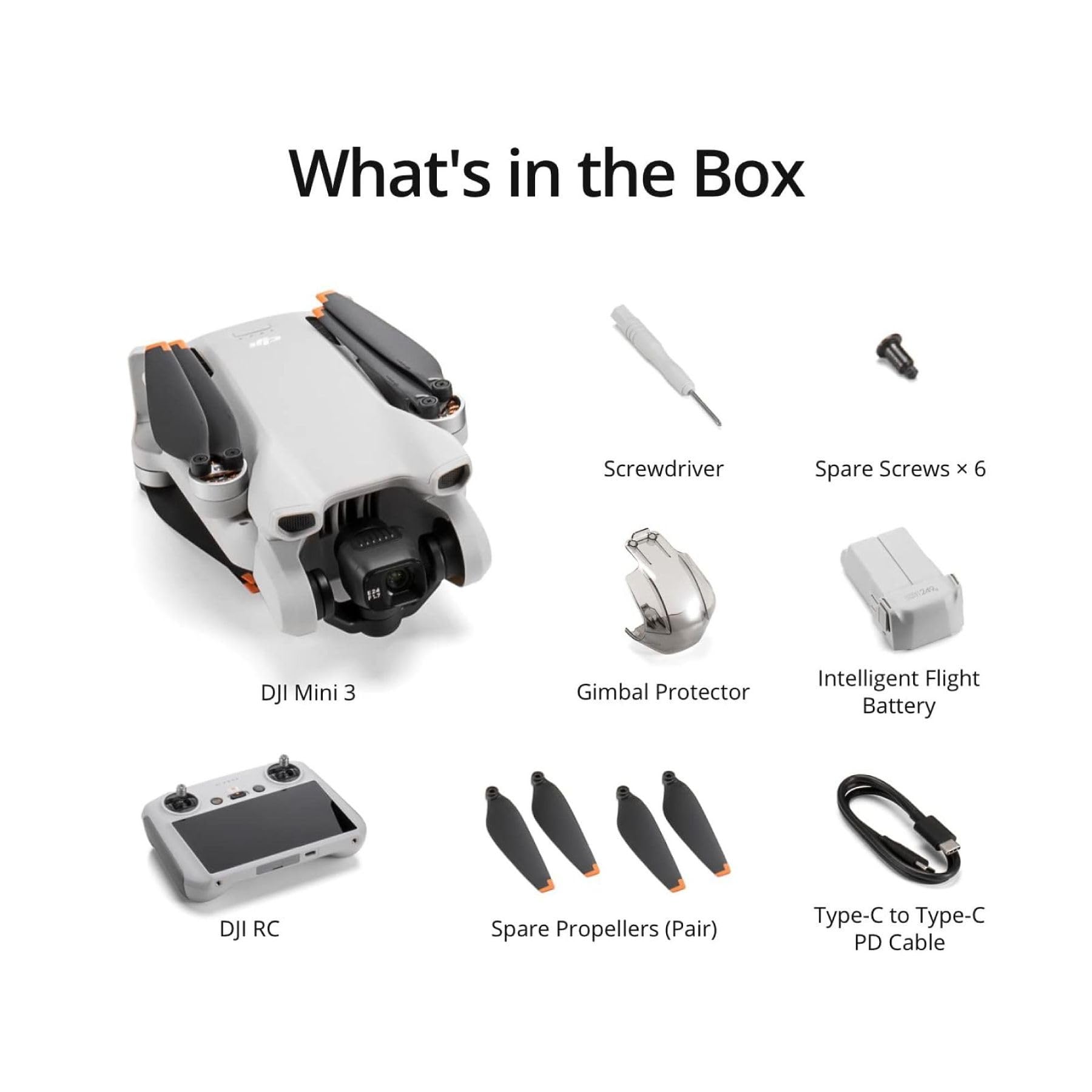 DJI Mini 3, Drones with Camera for Adults 4K, 38-min Flight Time, up to 32800ft (10km) Video Transmission, True Vertical Shooting, GPS Auto Return Integrated, Mini Drone with Camera for Beginners