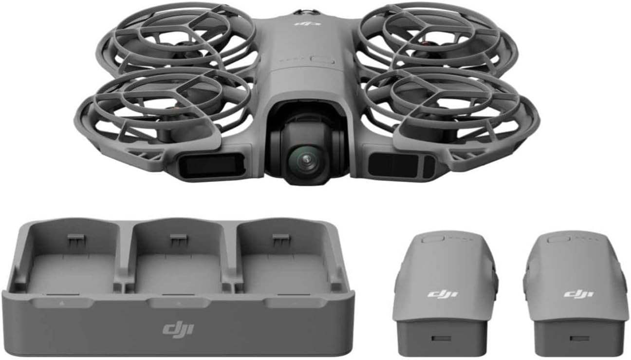 DJI Neo 2 (Drone Only), Lightweight & Foldable 4K Drone With Camera, Palm Takeoff & Landing, Gesture Control, ActiveTrack, Omnidirectional Obstacle Sensing
