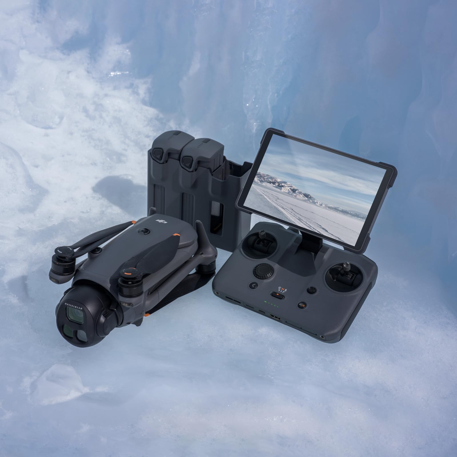 DJI Mavic 4 Pro Drone with DJI RC 2, Flagship Tri-Camera Drone with 100MP 4/3 CMOS Hasselblad Camera, for Professionals, 30km/18.6mi Video Transmission, 51-Min Max Flight Time