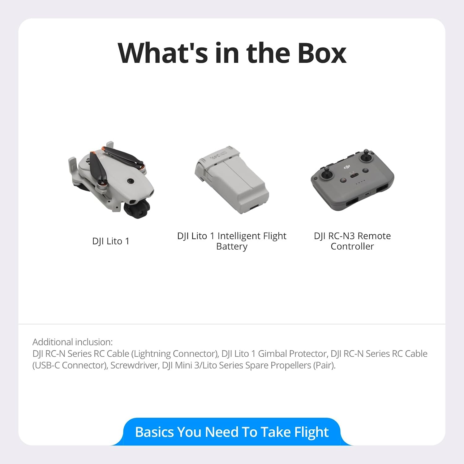 DJI Lito 1, Beginner-Friendly 4K Camera Drone, Obstacle Sensing, ActiveTrack, 4K Video & 8K Image, Suitable for Adults, Lightweight & Foldable, 15km Video Transmission