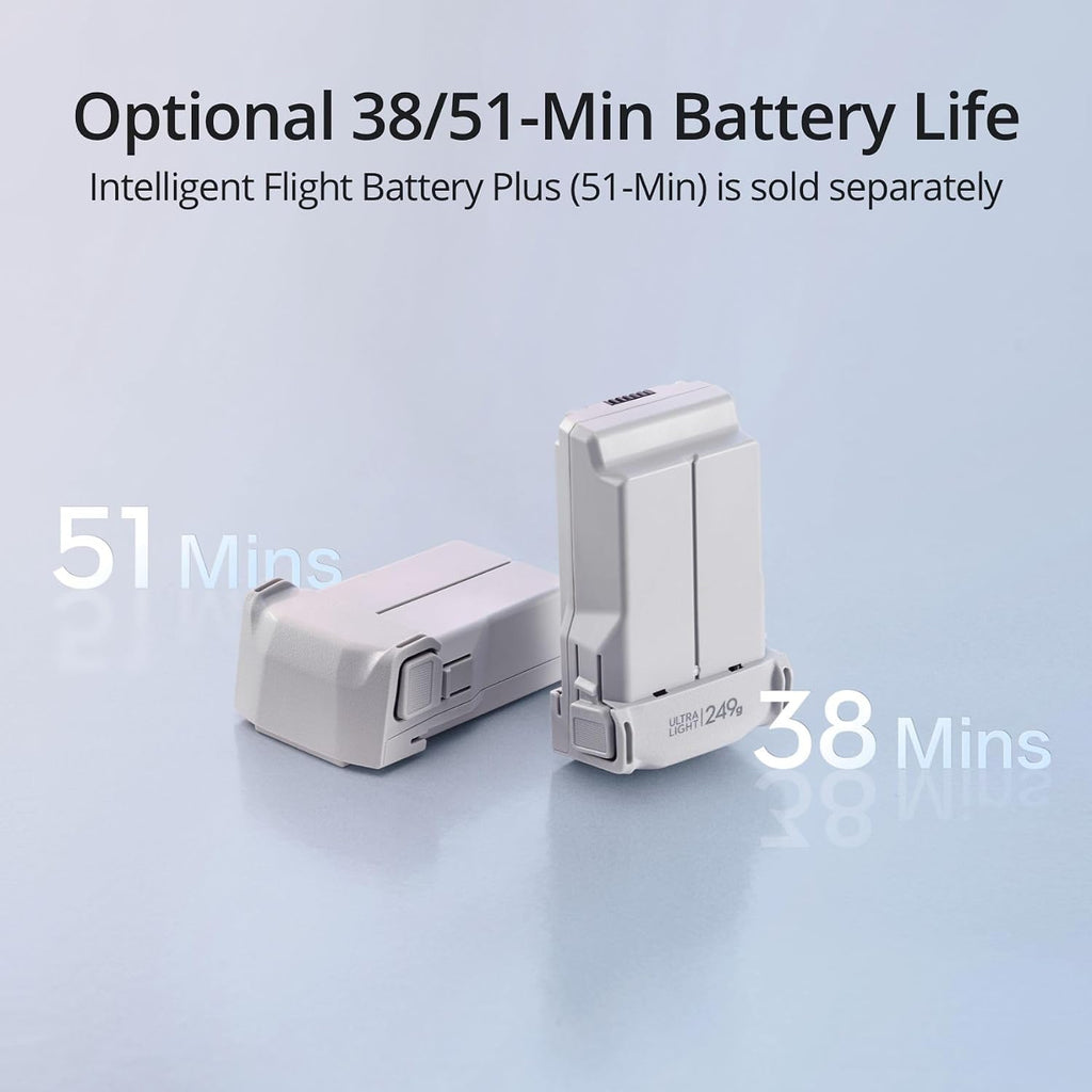 DJI Mini 3 (DJI RC) - Lightweight and Foldable Mini Camera Drone with 4K HDR Video, 38-min Flight Time, True Vertical Shooting, and Intelligent Features