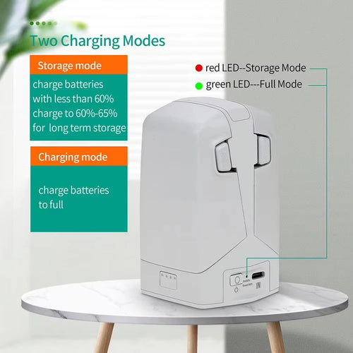 Battery Charger For DJI Flip Two-way Charging Hub Vertical Butler Power Bank Charging Station Kit For DJI Flip Drone Accessories