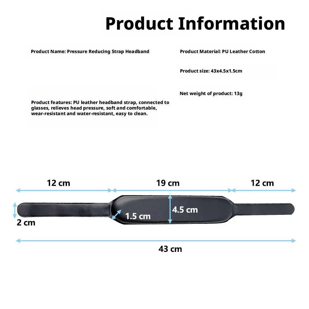 For DJI N3 PU Leather 360°Adjustable Headband,Sweatproof Anti-Slip Design Comfortable Relief Protective Belt Drone Accessories