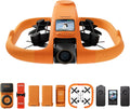 HOVERAir AQUA Flying Camera, IP67 Waterproof Follow Me Drone with Camera for Water Sports with 34mph, 10+ Flight Modes, 4K 100 fps Slow Motion, HDR Video, SmoothCapture 3.0 (Standard Combo)