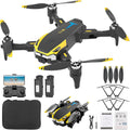 Drone with 4K HD Camera for Beginners and Kids, Foldable RC Quadcopter Drone with Gesture Selfie, Altitude Hold, One Touch Start, 360° Flip, 2 Batteries