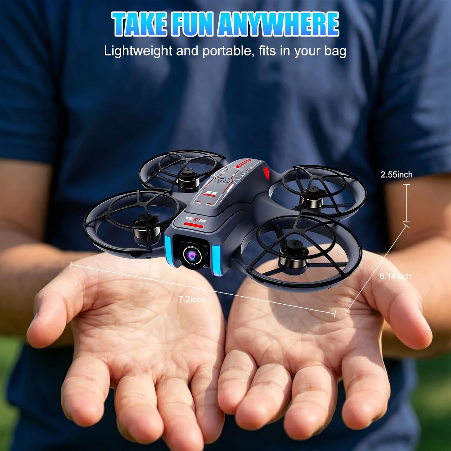 OBEST Drone With Camera 1080P Remote Control with 4.3 Inch Screen,Brushless Motor,Optical Flow Hovering, Infrared Four-Way Obstacle Avoidance,90° Remote Adjustable Camera,Dual Battery