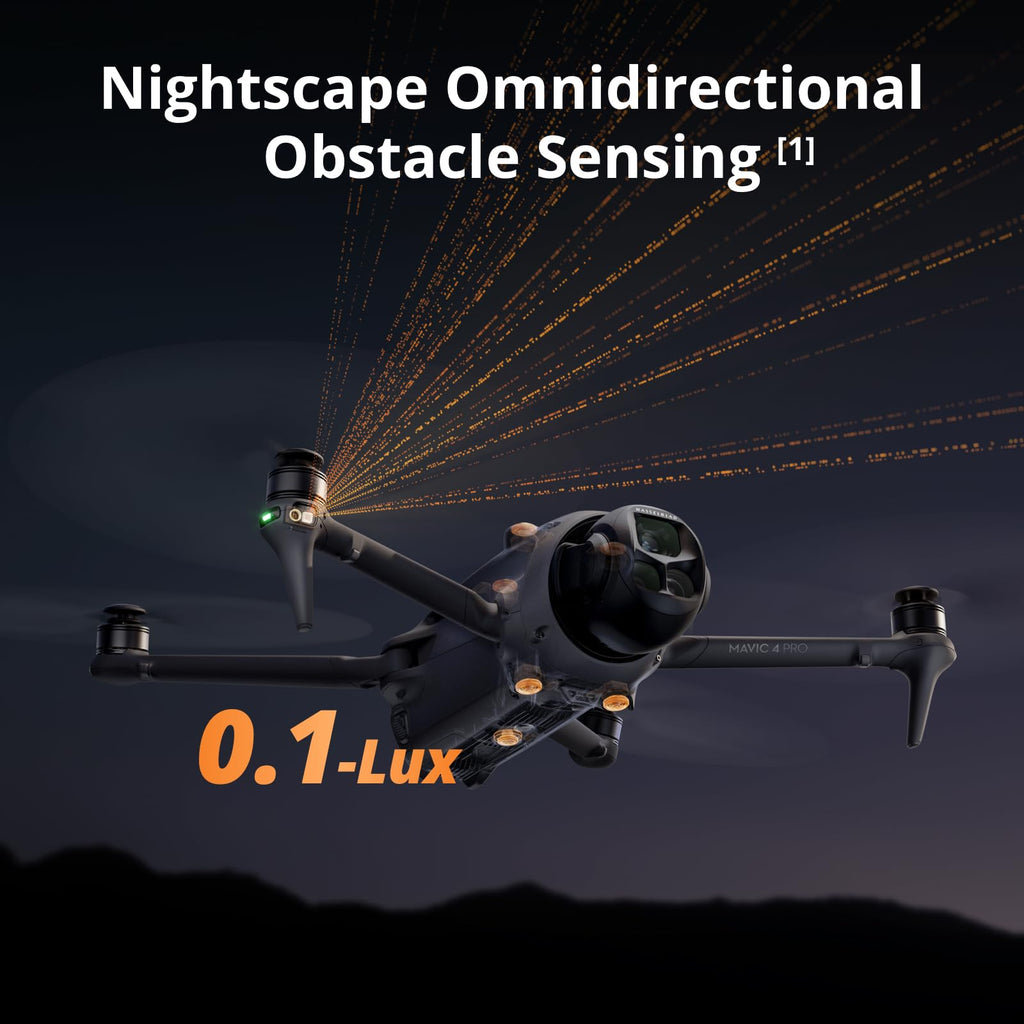DJI Mavic 4 Pro Drone with DJI RC 2, Flagship Tri-Camera Drone with 100MP 4/3 CMOS Hasselblad Camera, for Professionals, 30km/18.6mi Video Transmission, 51-Min Max Flight Time