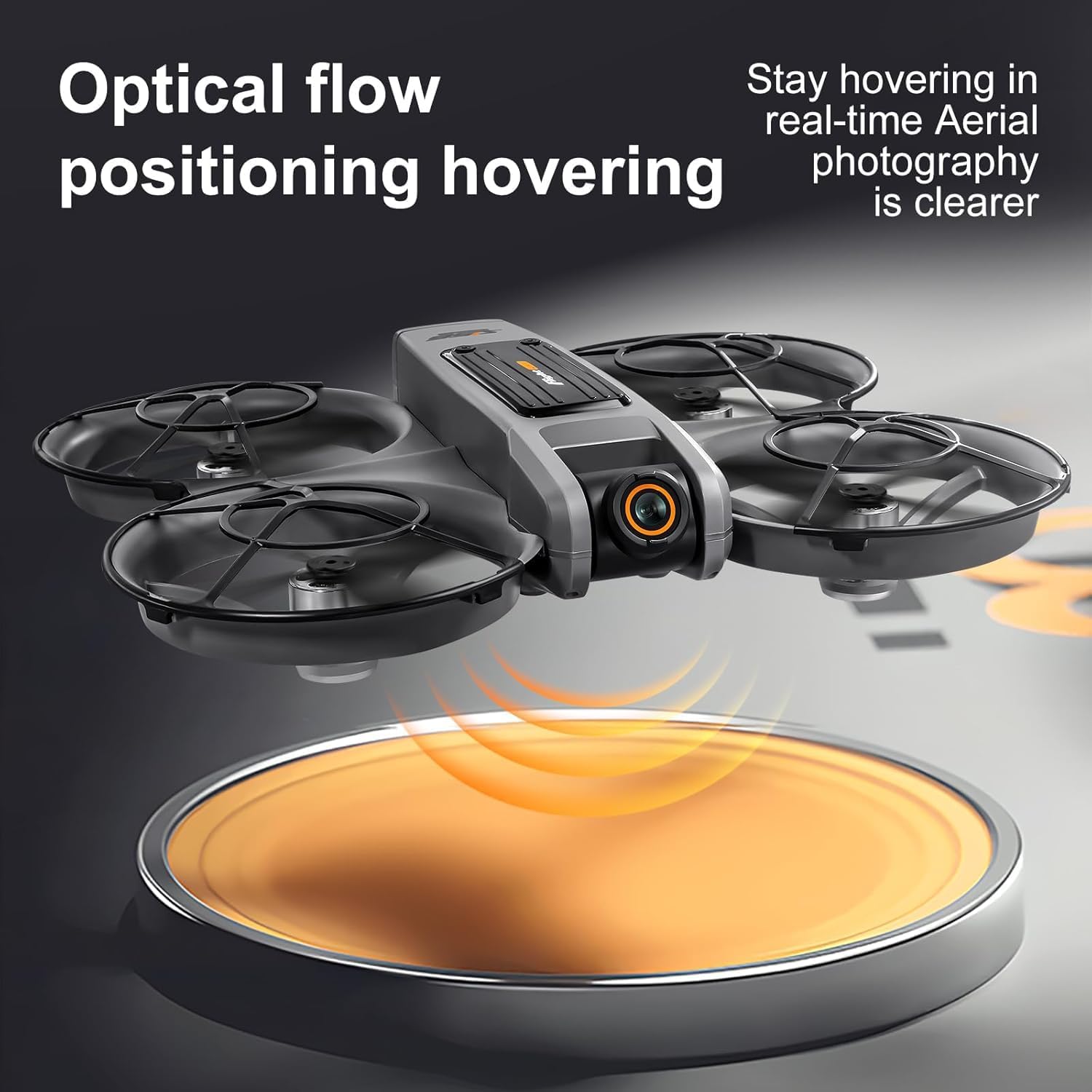 Drone with LCD Screen Remote, Brushless Motor Drone with Dual Cameras (Electric Angle Adjustment), Optical Flow Positioning, 6CH Gyro, WIFI FPV, True 12-15min Flight (1800mAh), 3 Speeds, Headless Mode, LED Lights, USB Rechargeable