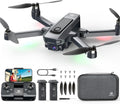 DEERC Drone with 1080P Camera for Adults with 5G Transmission, Foldable RC Quadcopter Small Drone Toys, Brushless Motor, Altitude Hold, 3D Flips, 2 Batteries