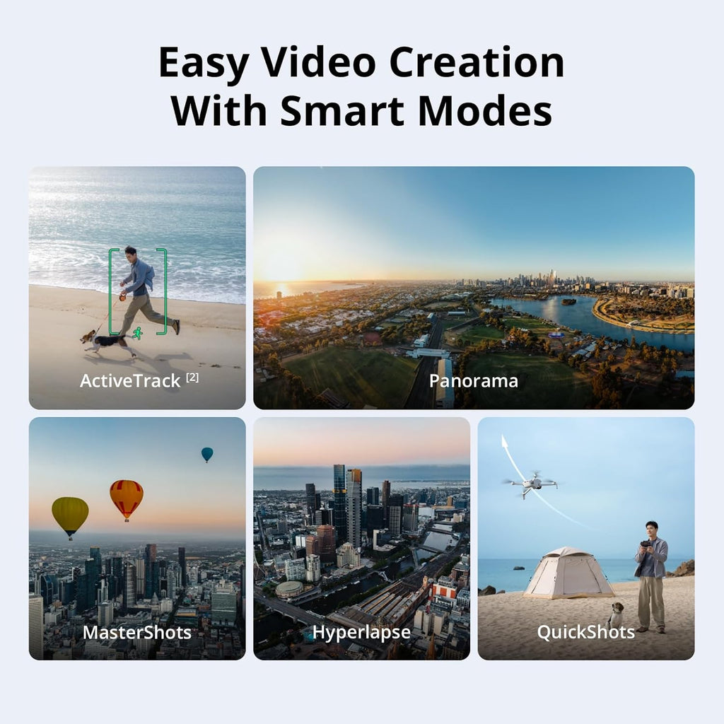 DJI Lito 1, Beginner-Friendly 4K Camera Drone, Obstacle Sensing, ActiveTrack, 4K Video & 8K Image, Suitable for Adults, Lightweight & Foldable, 15km Video Transmission