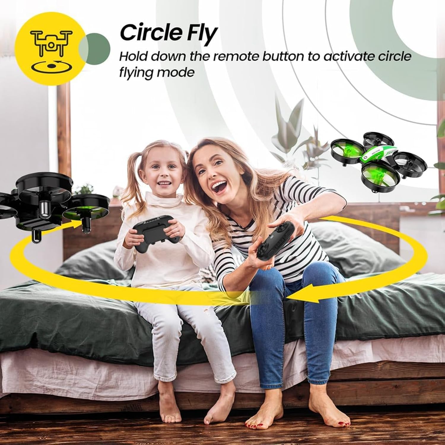 Holy Stone Mini Drone for Kids and Beginners RC Nano Quadcopter Indoor Small Helicopter Plane with Auto Hovering, 3D Flip, Headless Mode and 3 Batteries, Great Gift Toy for Boys and Girls, Blue