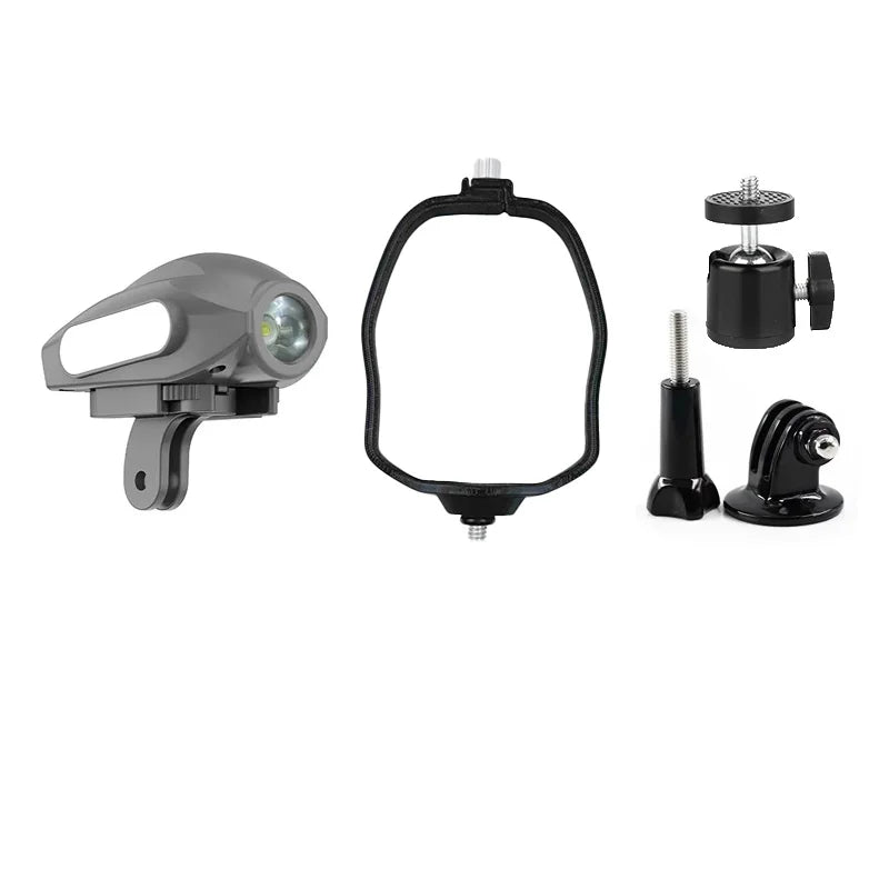 1Set Flight Searchlight Fill Strobe Light SOS Warning Lights + Fixed Base Mount for DJI Mavic 4 pro Drone Accessories