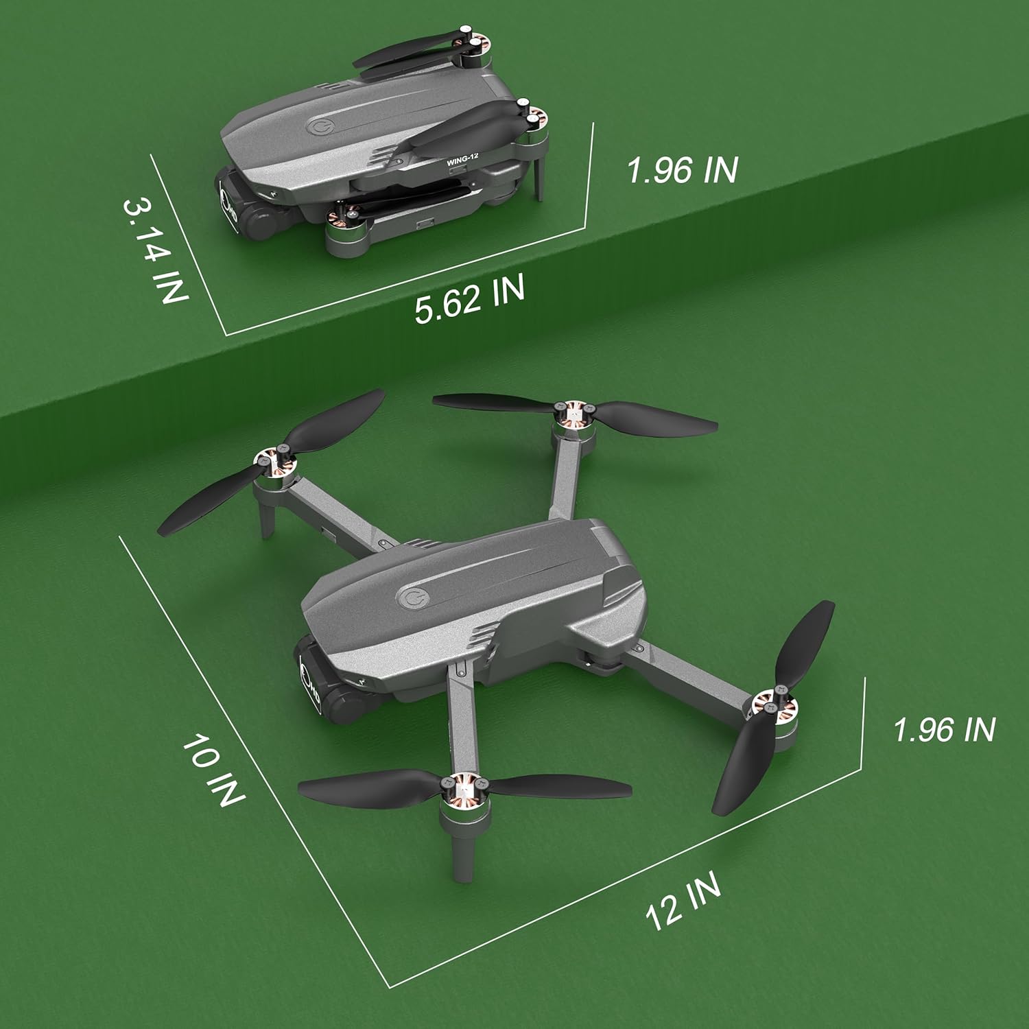 Wipkviey Drone with 4K Camera for Kids/Adults/Beginners | T28 Foldable RC Quadcopter Toys, Birthday Present for Boys Girls with 26-30 Mins Flight (w/2 Modular Batteries and Carrying Case)