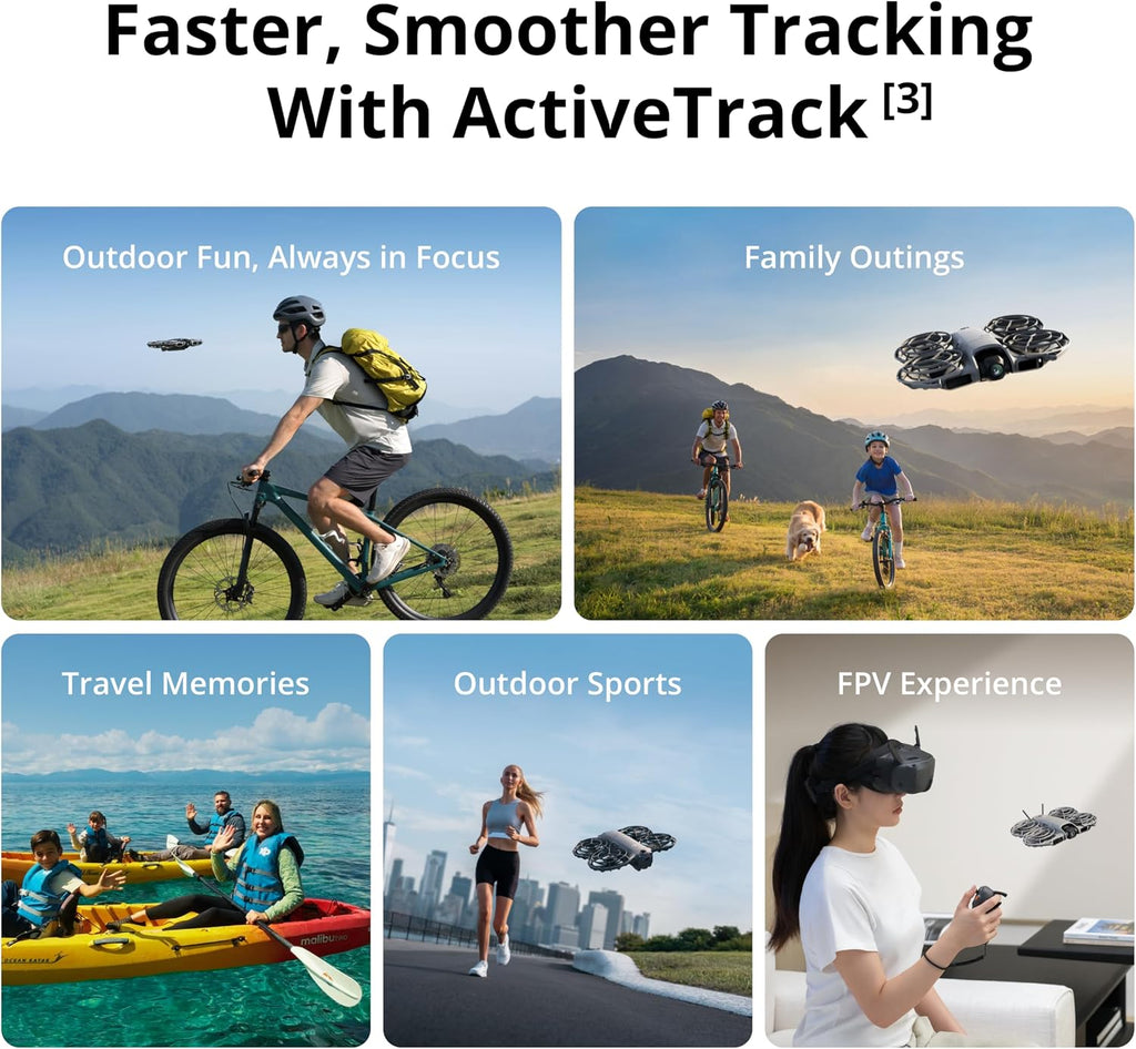 DJI Neo 2 (Drone Only), Lightweight & Foldable 4K Drone With Camera, Palm Takeoff & Landing, Gesture Control, ActiveTrack, Omnidirectional Obstacle Sensing