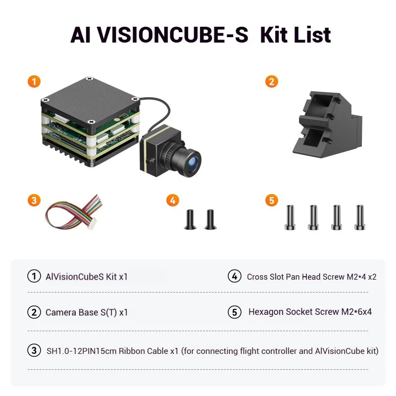 2026 New AI VisionCube S AI Camera Module FPV Drone Camera IR Thermal Imaging 450M Intelligent Accurate Tracking Distance