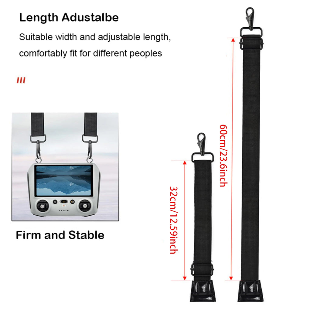 Lanyard Neck Strap for DJI RC/RC 2/RC Pro/Smart Controller Accessories, Mini 4 Pro Adjustable Lanyard for DJI Mini 4/3 Series