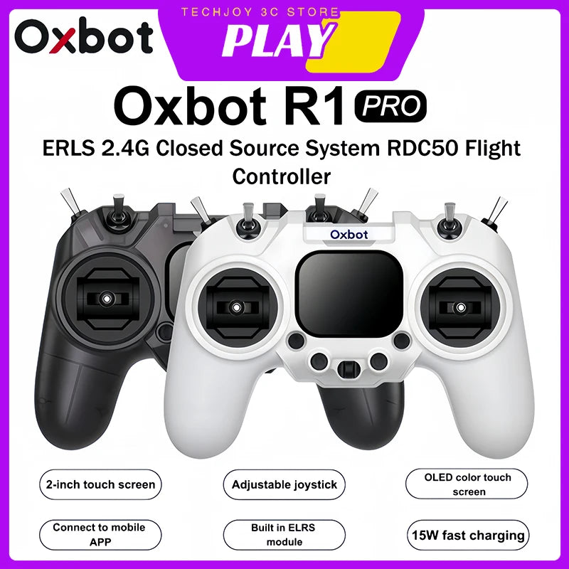 Oxbot R1 Fpv Remote Controller Elrs 2 4 G Closed Source System Rdc50 For Fpv Racing Drone Fixed Wing Multicopter Hobbyists