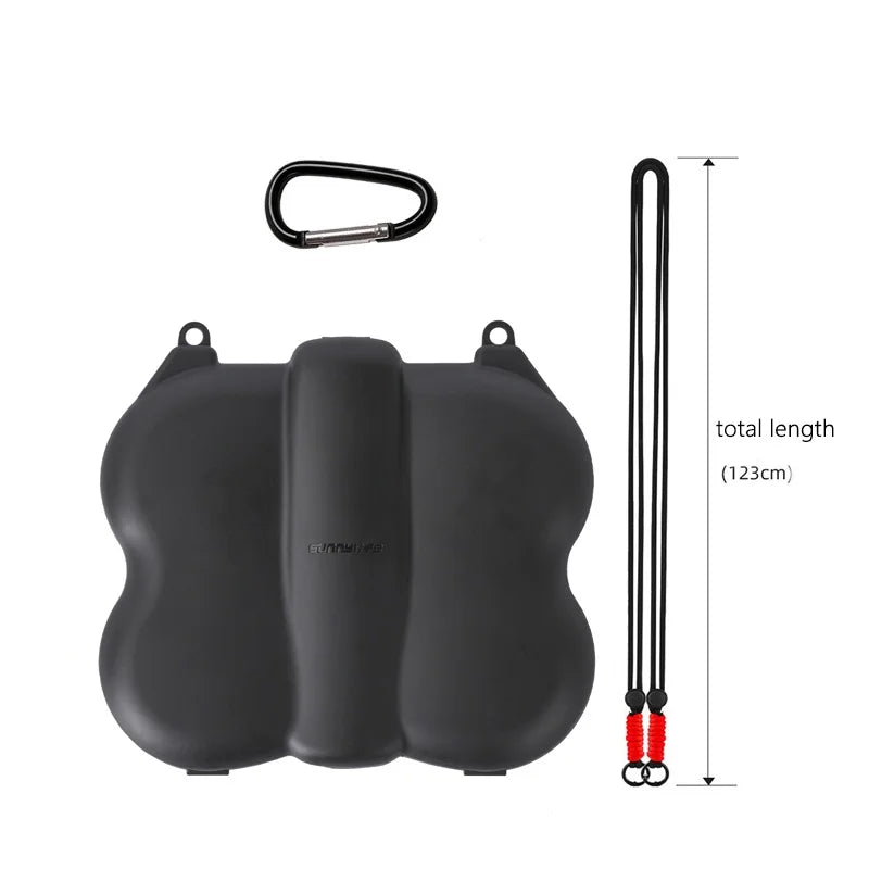 3-IN-1 Storage Box for DJI Neo 2 Butterfly Protective Case Mini Carrying Box Shell+Lanyard Hard Case for DJI NEO 2 Accessories
