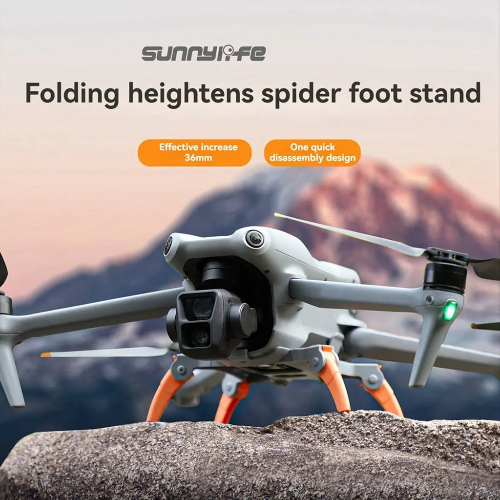 M85K  Integrated Landing Gear Heightened Leg Support Protector for Air 3 Drone Accessories Gray