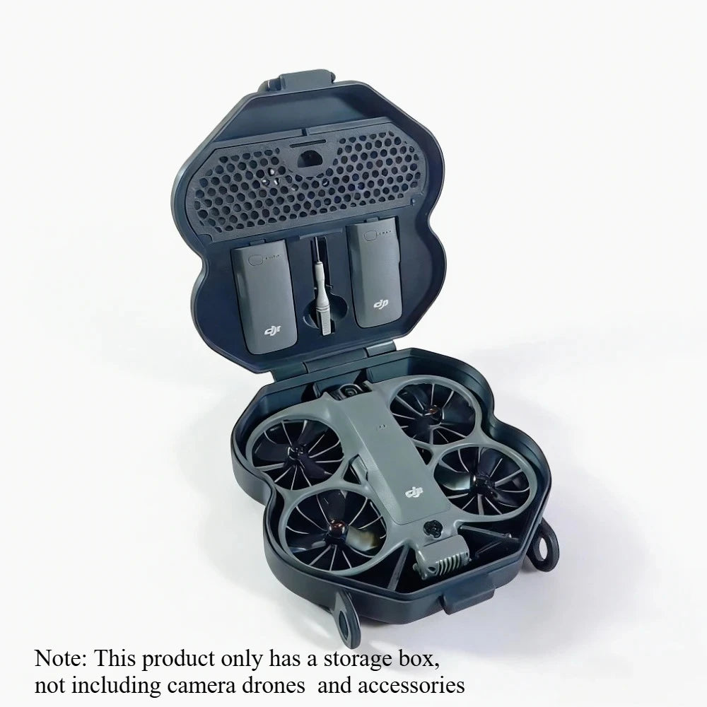 Multi-functional Carrying Case for DJI Neo 2 with TX Air Unit: Holds Drone, 2 Batteries & Cables, Shockproof