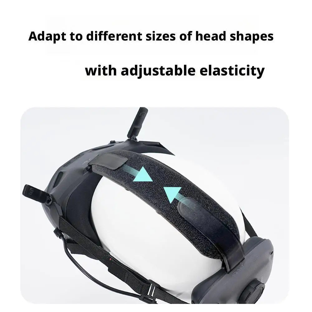 For DJI N3 PU Leather 360°Adjustable Headband,Sweatproof Anti-Slip Design Comfortable Relief Protective Belt Drone Accessories