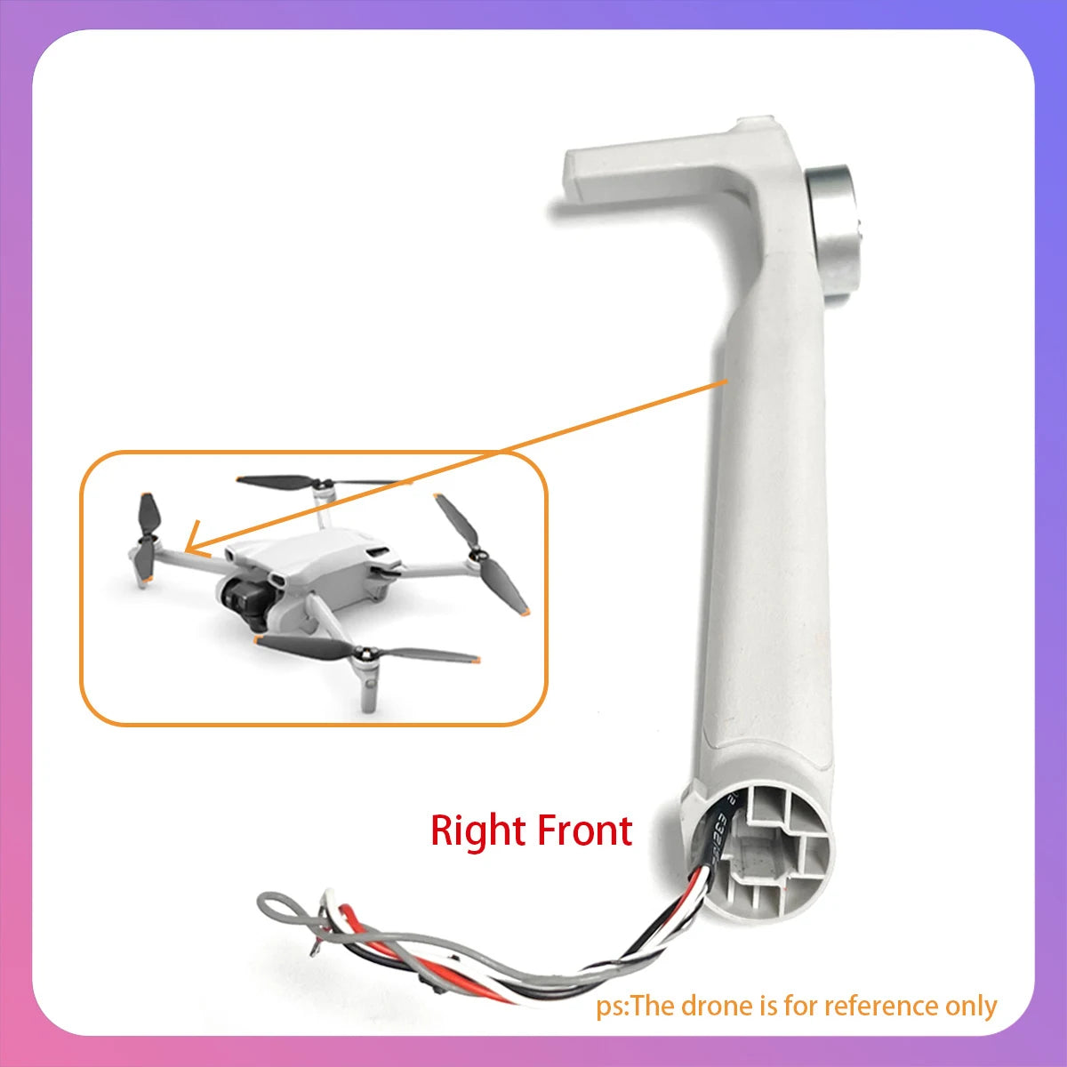 Original Mini3 front, rear, left, and right power arms rotate smoothly for DJI Mini3 drone maintenance parts