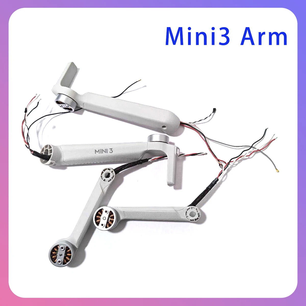 Original Mini3 front, rear, left, and right power arms rotate smoothly for DJI Mini3 drone maintenance parts