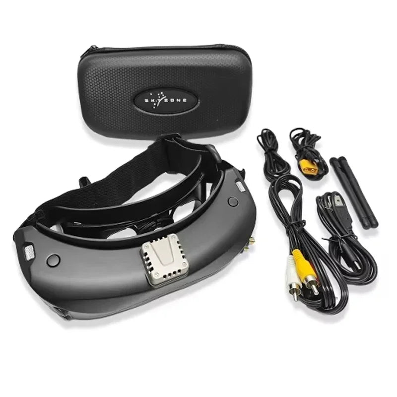 Skyzone Sky04X Pro Oled Fpv Goggles 5.8G 48Ch Steadyview Receiver 1920X1080 Hd Dvr Head Tracker For Rc Airplane Racing Drone