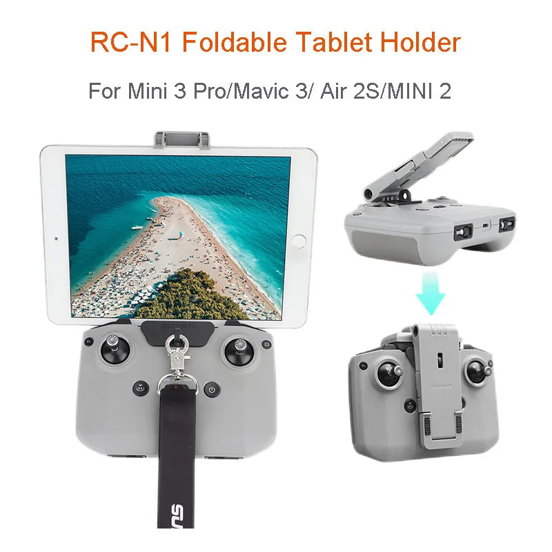 Foldable Disassembly-free Bracket for Mini 4 3 Pro/Mini 2/4K RC N2 N1 Tablet Control Holder for DJI Mavic 3/Air 2/2S Accessories