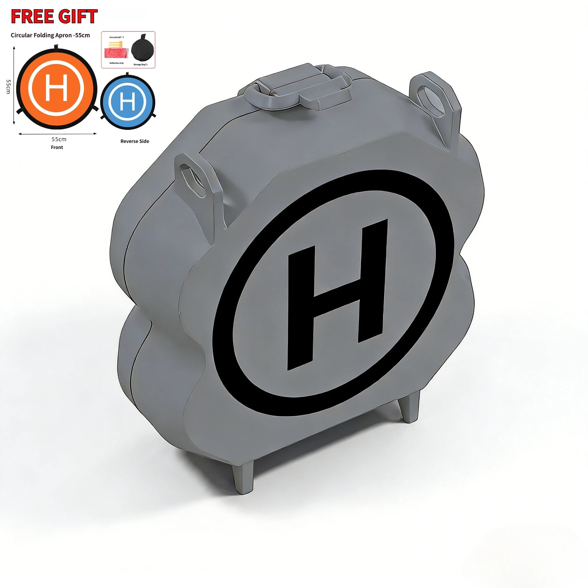 Multi-functional Carrying Case for DJI Neo 2 with TX Air Unit: Holds Drone, 2 Batteries & Cables, Shockproof