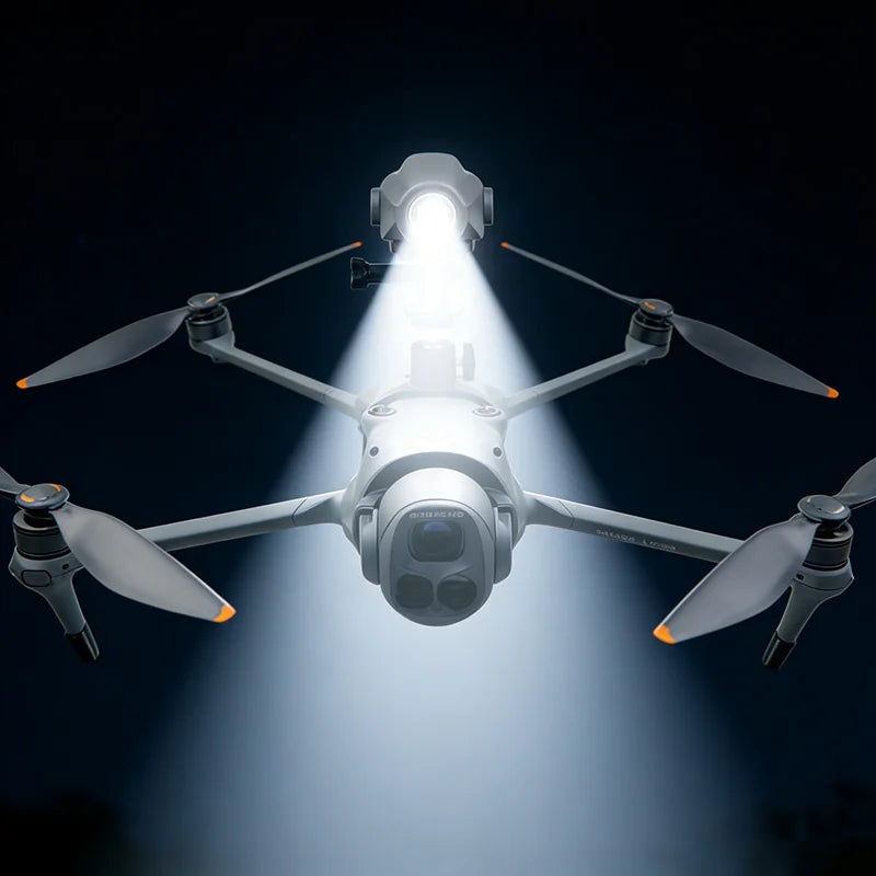 1Set Flight Searchlight Fill Strobe Light SOS Warning Lights + Fixed Base Mount for DJI Mavic 4 pro Drone Accessories