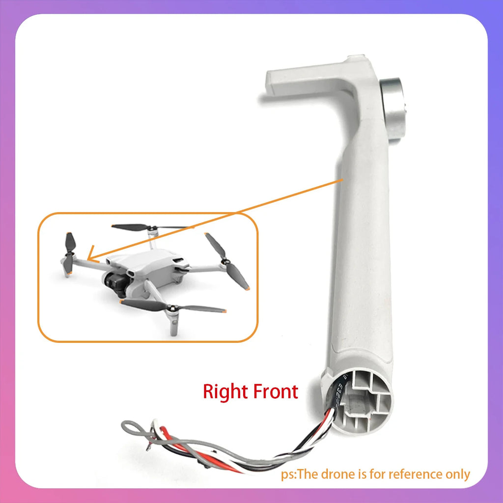 Original Mini3 front, rear, left, and right power arms rotate smoothly for DJI Mini3 drone maintenance parts