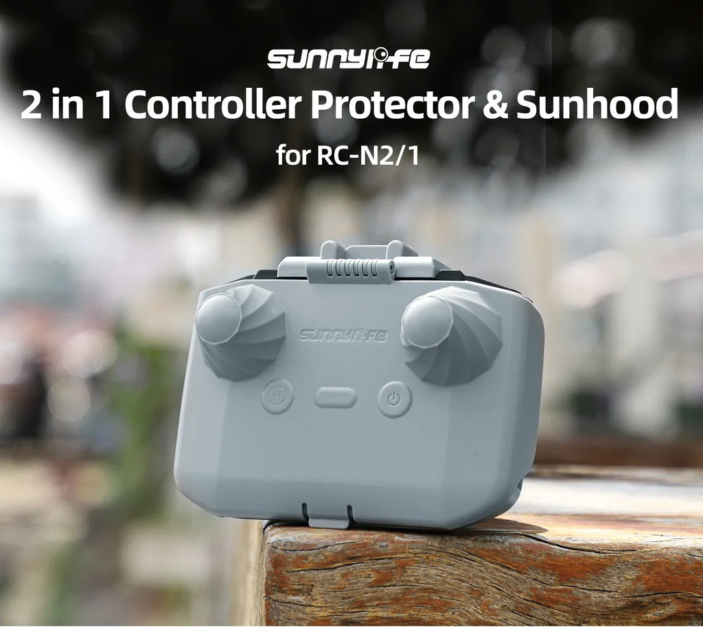 2 in 1 Controller Protector SunHood Control Sticks Guard Protective Cover for RC-N2/1/N3 for DJI NEO 2 Mini 3 4 Pro/ AIR 3 Drone