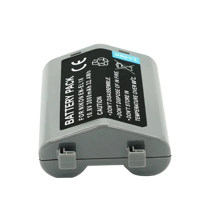 10.8V 3000mAh EN-EL18 EN-EL18A EN-EL18B BATTERY for NIKON Z9 D4 D4S D5 D6 MB-D12 D500 D800 D850 MB18 MB17 Bateria